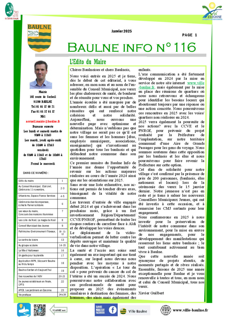 Baulne Info N° 116