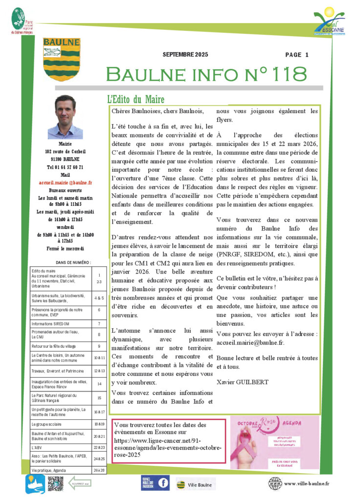 Baulne Info N° 118