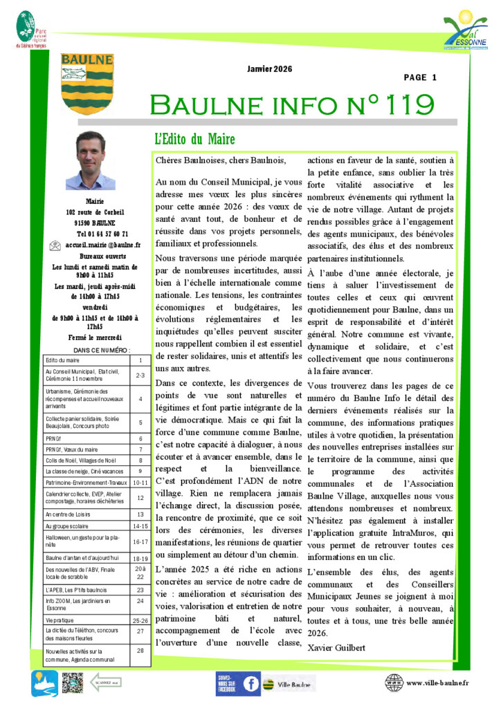Baulne Info N° 119