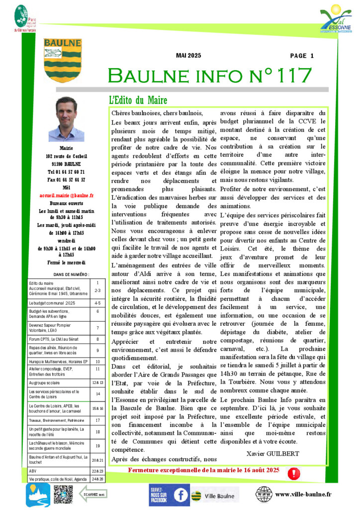 Baulne Info N° 117