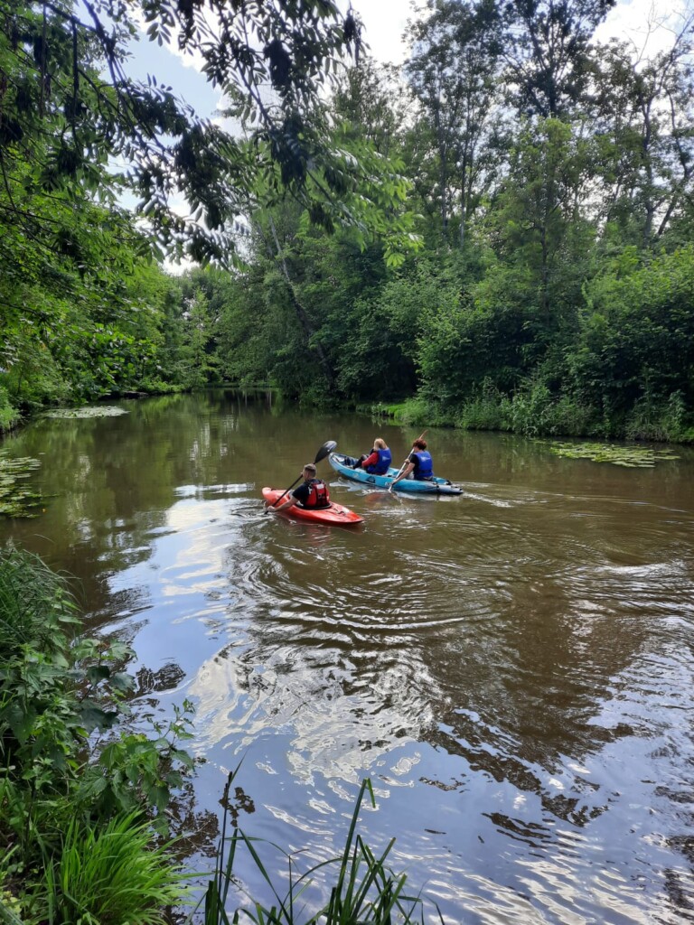 Descente en canoe sur la riviere Essonne